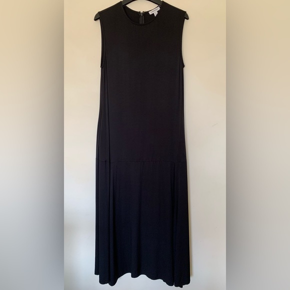 Nordstrom Brand Relaxed Fit Midi / Maxi Dress in Black Size XS - Picture 1 of 8